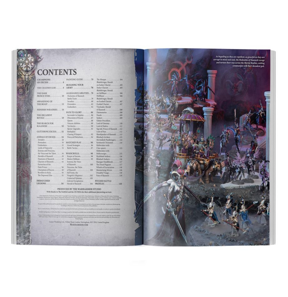 Warhammer Age of Sigmar: Hedonites of Slaanesh - Battletome