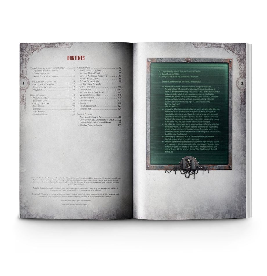 Necromunda: The Aranthian Succession – Ruins of Jardlan (Hardback)