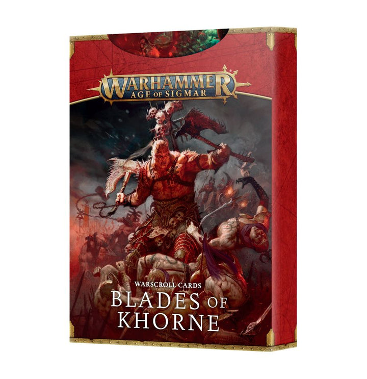 Warhammer Age of Sigmar: Blades of Khorne - Warscroll Cards (3rd Edition)
