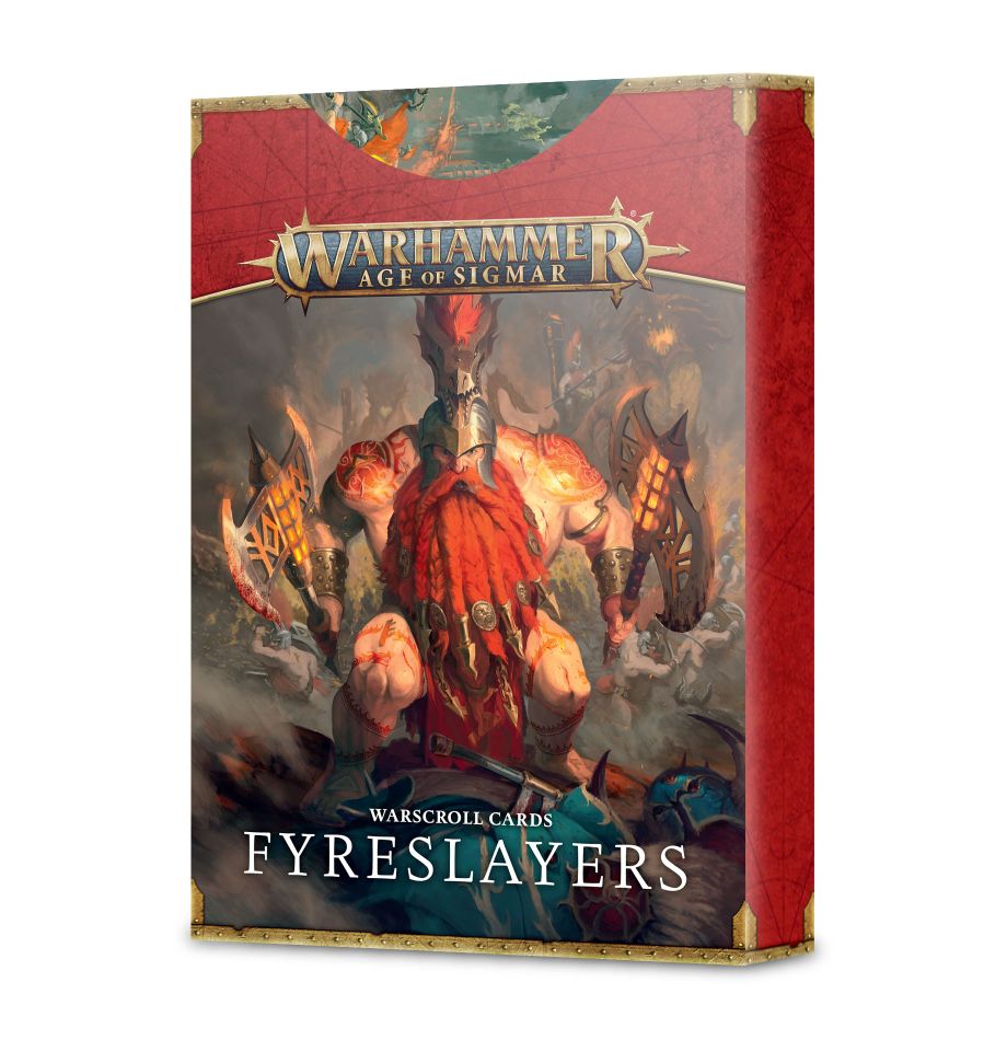 Warhammer Age of Sigmar: Fyreslayers Warscroll Cards