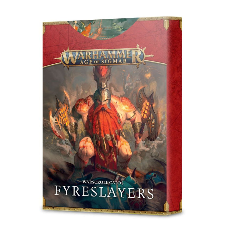 Warhammer Age of Sigmar: Fyreslayers Warscroll Cards