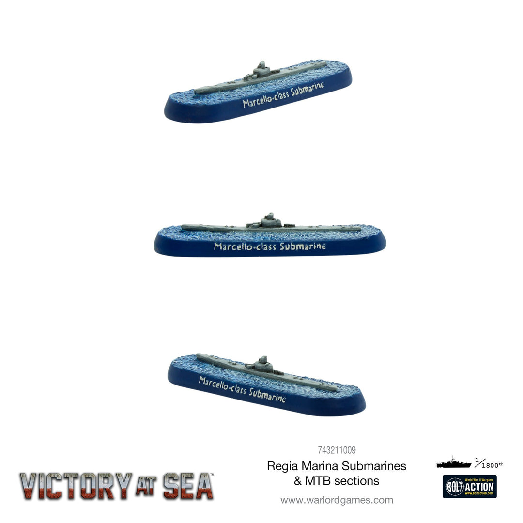 Victory at Sea: Regia Marina Submarines & MTB sections