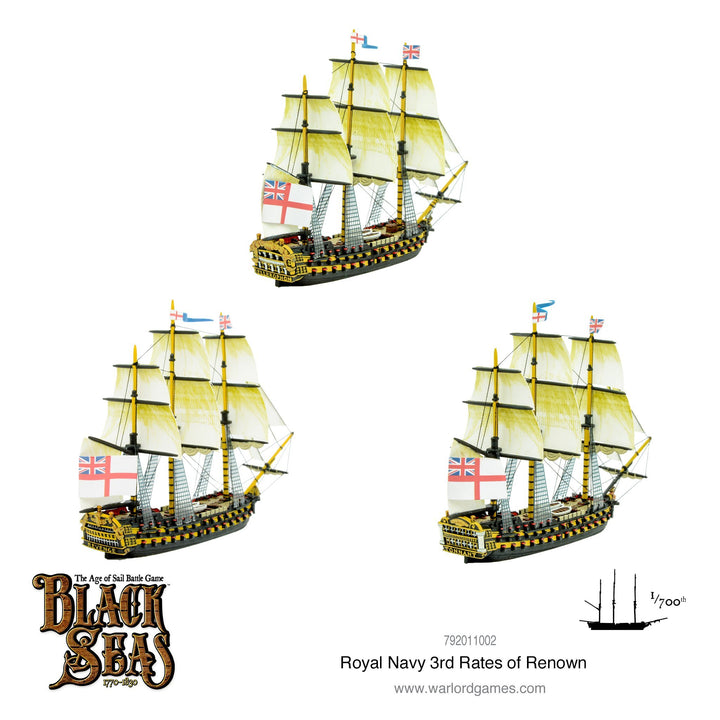 Black Seas: Royal Navy 3rd Rates of Renown