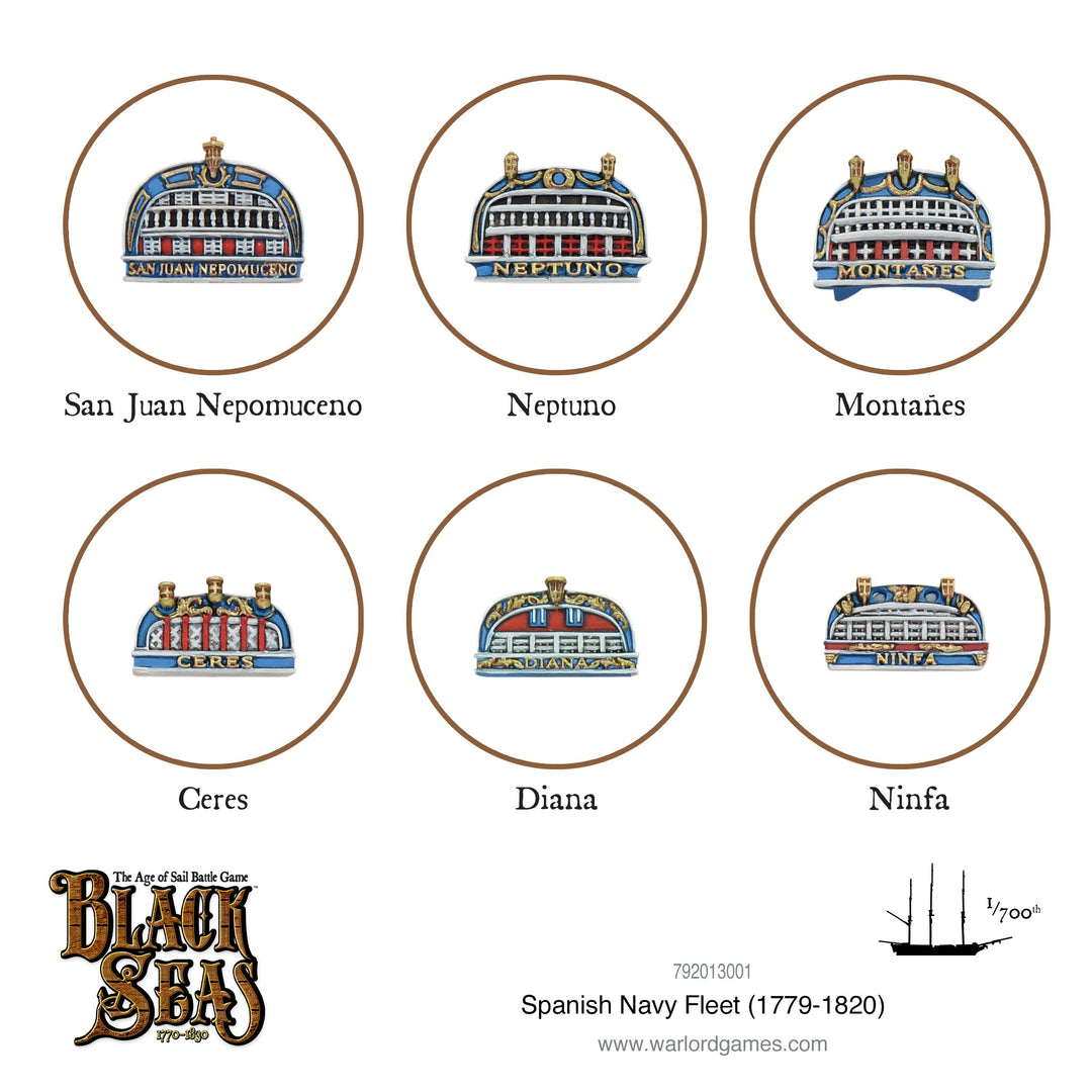Black Seas: Spanish Navy Fleet (1770 - 1830)