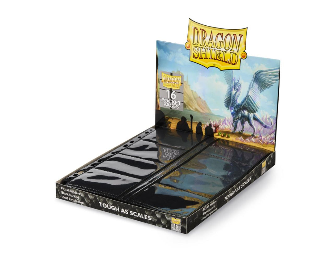 16-Pocket Pages Clear (50 Pages) - Dragon Shield (AT-10302)