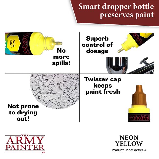 Warpaints Air Fluorescent: Neon Yellow (The Army Painter) (AW1504) (94)