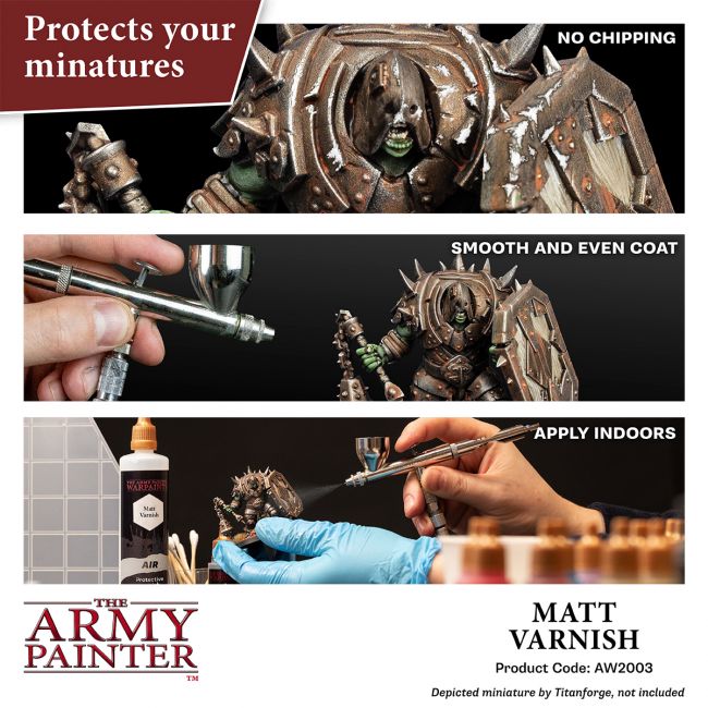 Warpaints Air Accessories: Matt Varnish, 100 ml (The Army Painter) (AW2003)