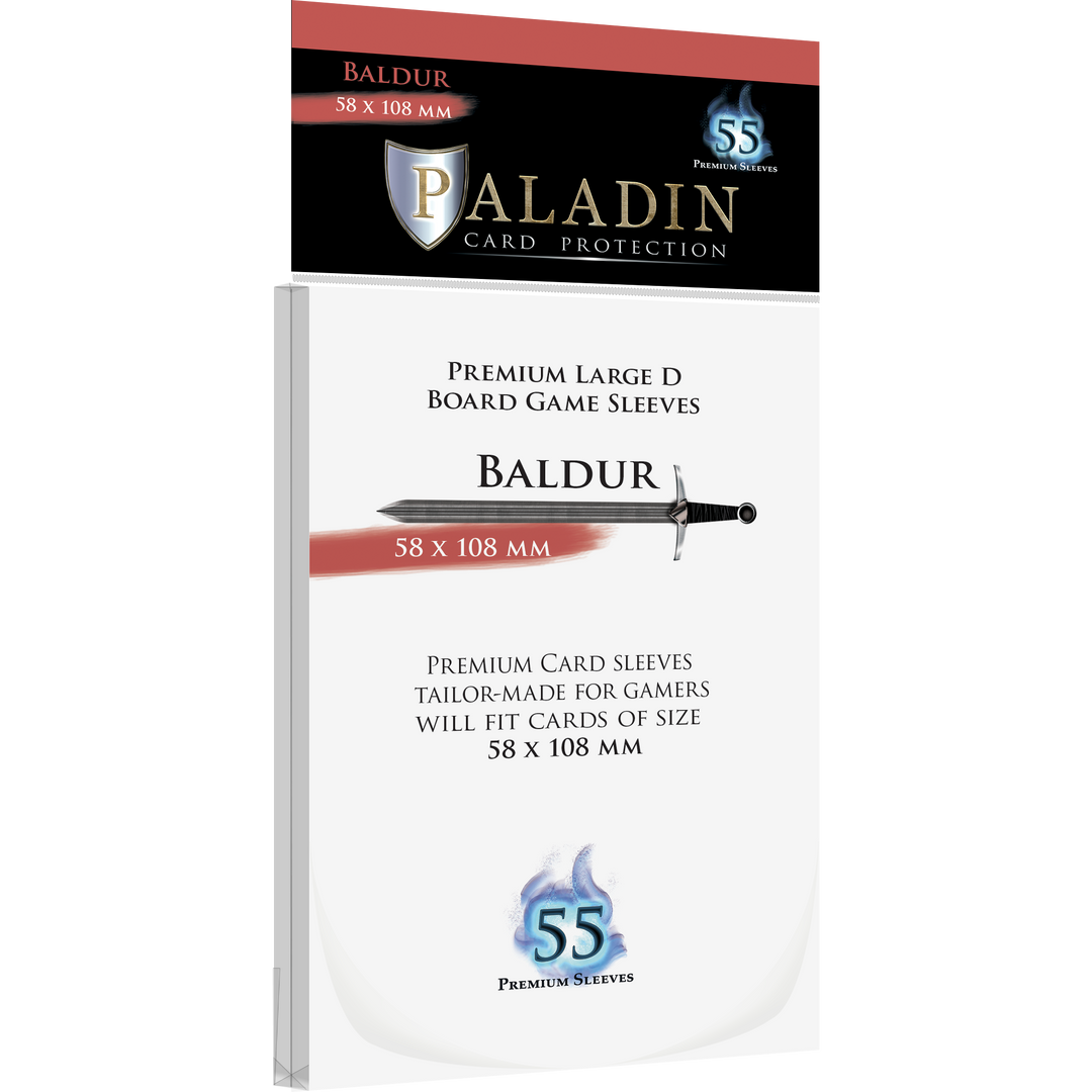 Paladin Sleeves - Baldur (58x108mm)