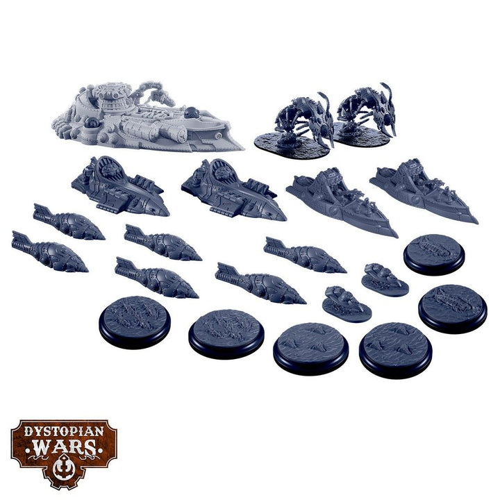 Dystopian Wars: Enlightened Starter Set - Faction Battlefleet