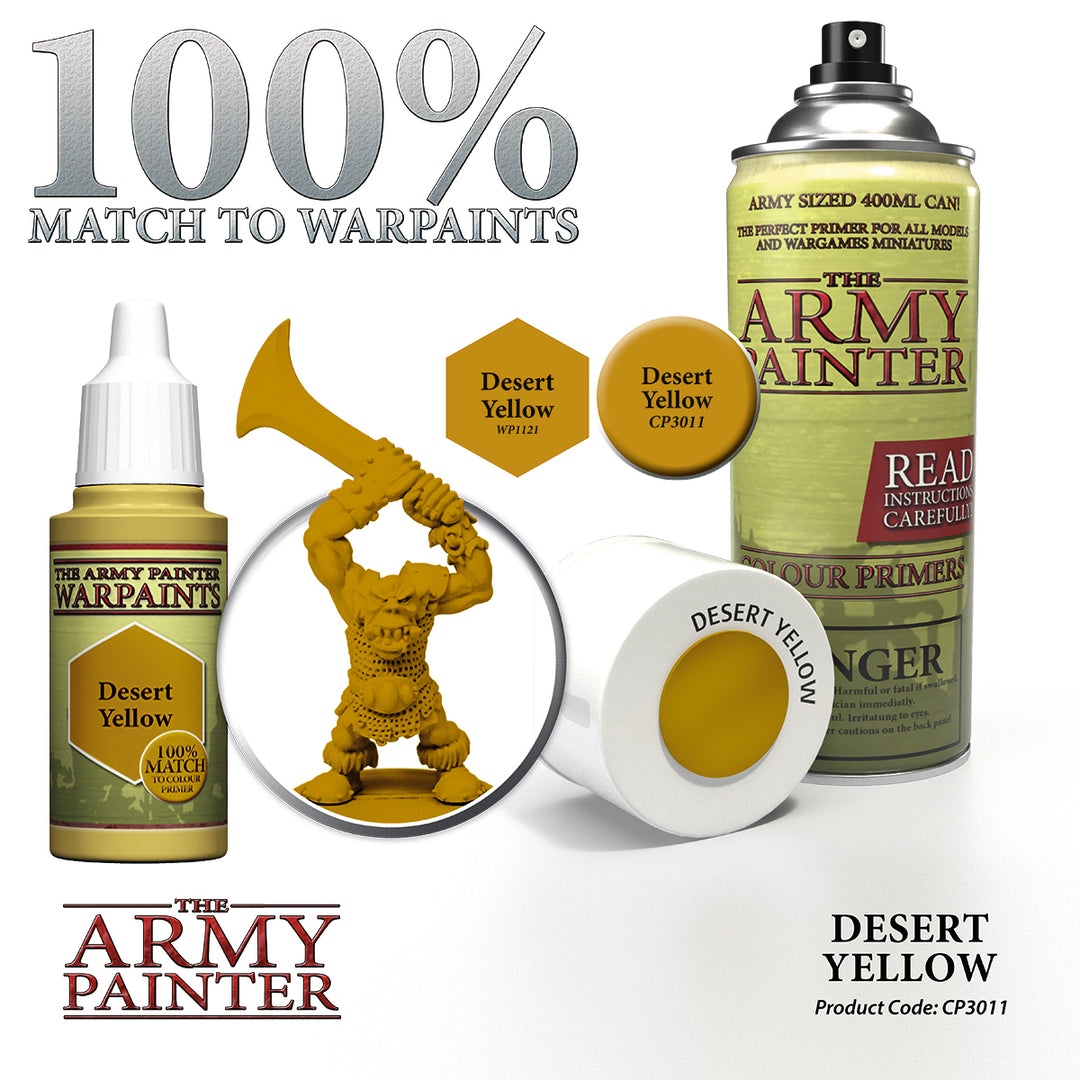 Colour Primers - Desert Yellow (The Army Painter) (CP3011) - Transportskadet