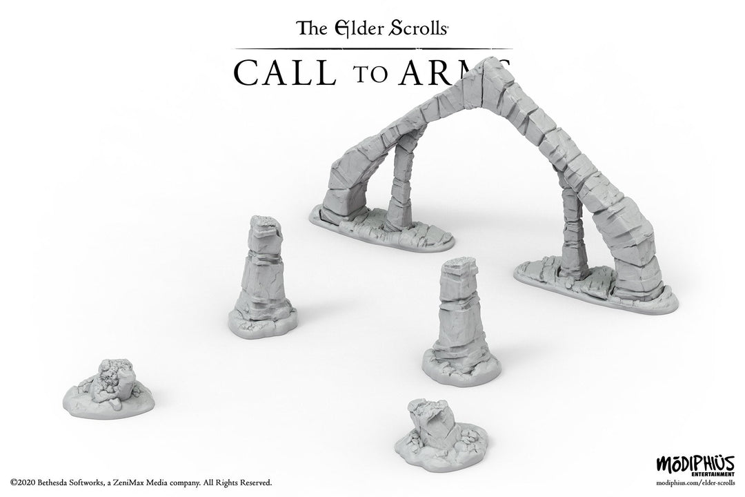 The Elder Scrolls: Call to Arms - Nord Tomb Arches Terrain Set