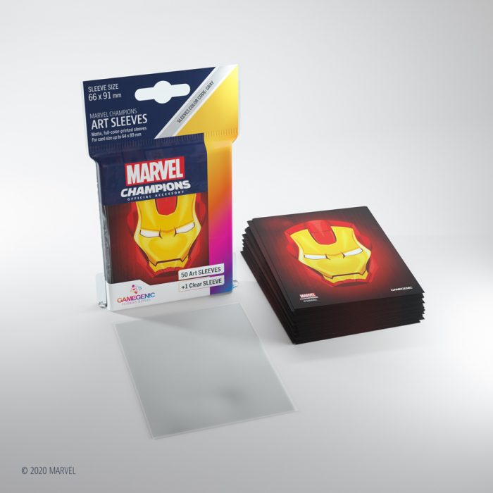 Gamegenic Marvel Champions Art Sleeves - Iron Man