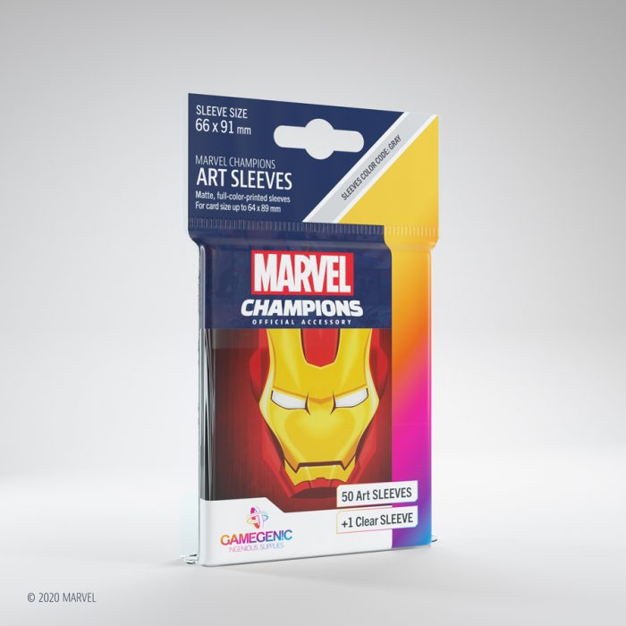 Gamegenic Marvel Champions Art Sleeves - Iron Man