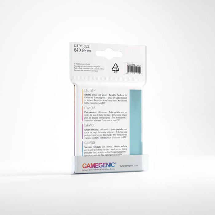 Gamegenic Thick Inner Sleeves (clear) 64x89