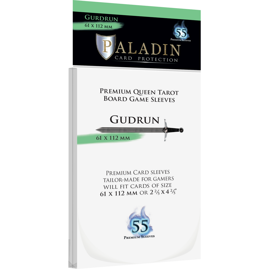 Paladin Sleeves - Gudrun (61x112mm, French Tarot)