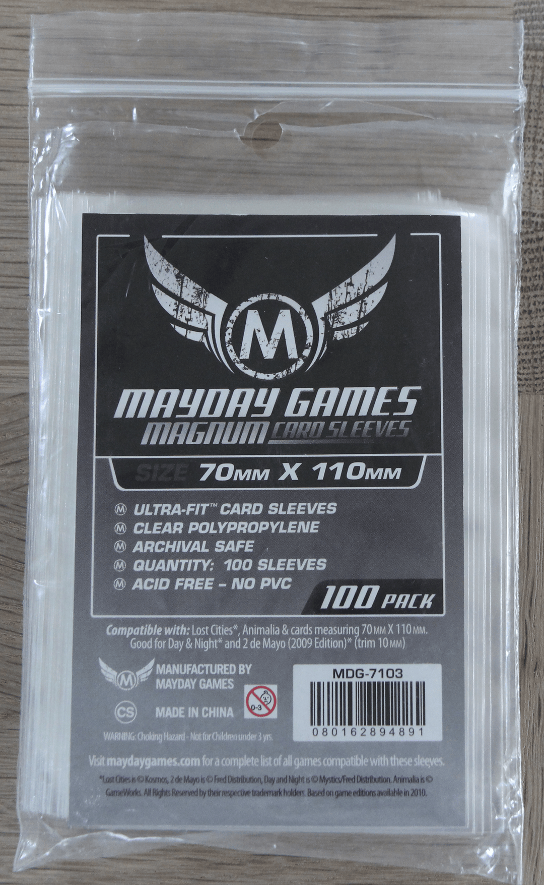 Mayday Games Standard-kvalitet kortlommer