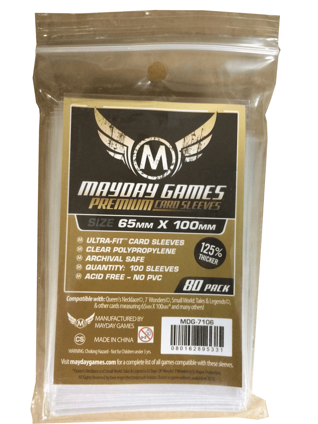 Mayday Games Standard-kvalitet kortlommer