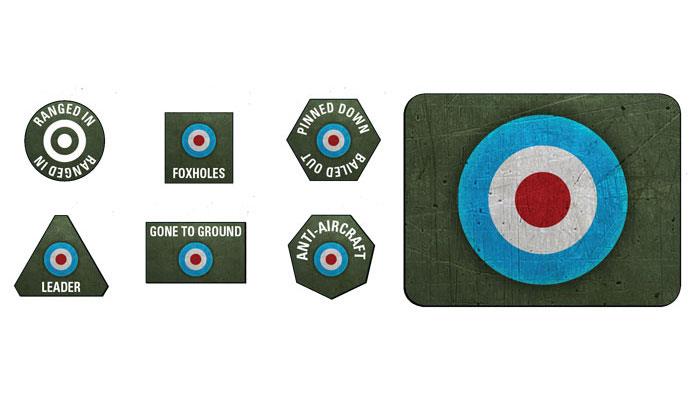 Flames of War: British Tokens and Objectives (BR905)