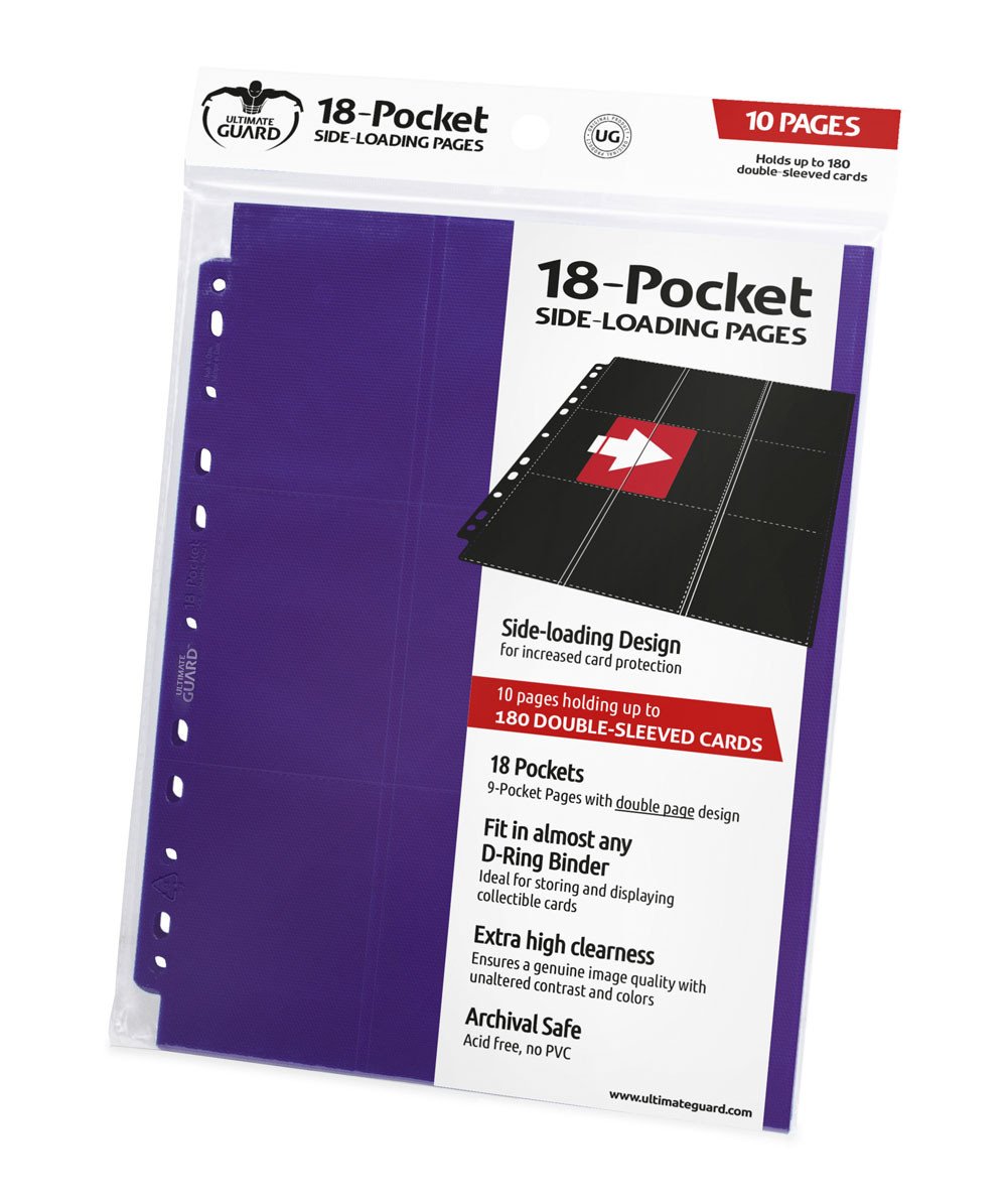 Ultimate Guard 18-Pocket Pages Side-Loading