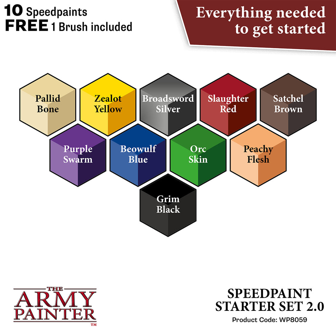 Speedpaint Starter Set 2.0 (The Army Painter) (WP8059)
