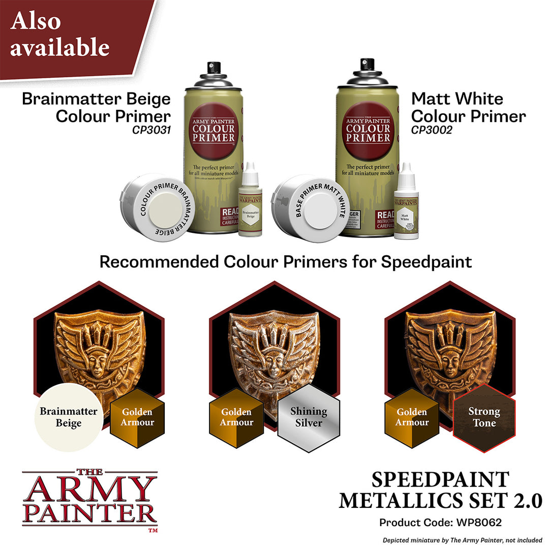 Speedpaint Metallics Set 2.0 (The Army Painter) (WP8062)