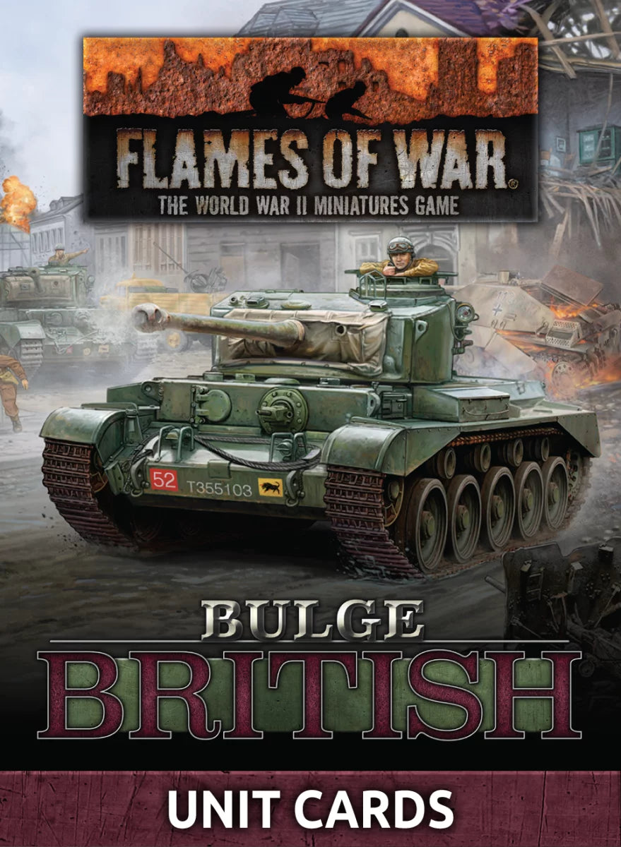 Flames of War: Bulge - British Unit Cards (FW272U)