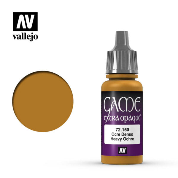Vallejo Game Color Extra Opaque: Heavy Ochre (17ml) (72.150)