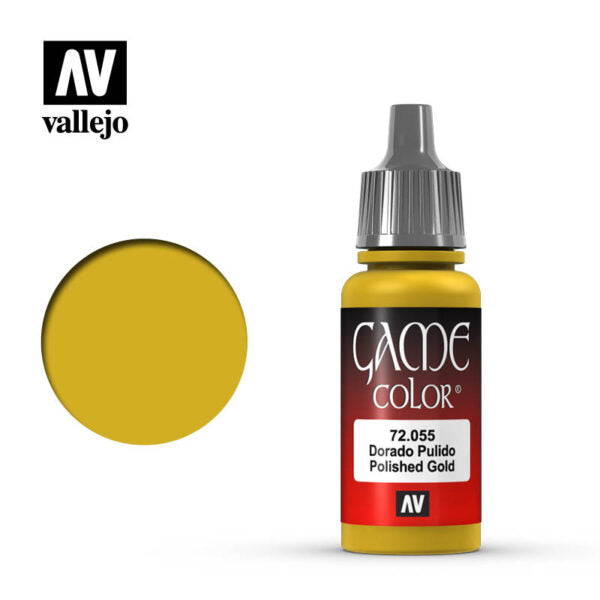 Vallejo Game Color: Polished Gold (17ml) (72.055)