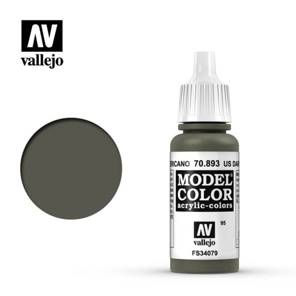 Vallejo Model Color: US Dark Green (70.893) (105)