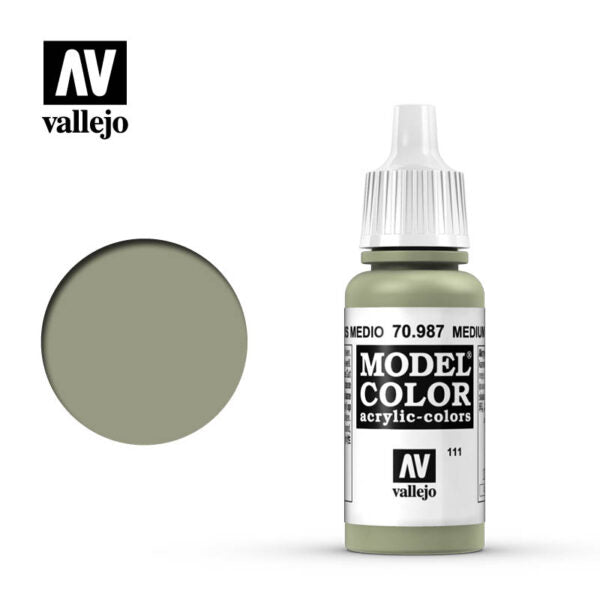Vallejo Model Color: Medium Grey (70.987) (112)