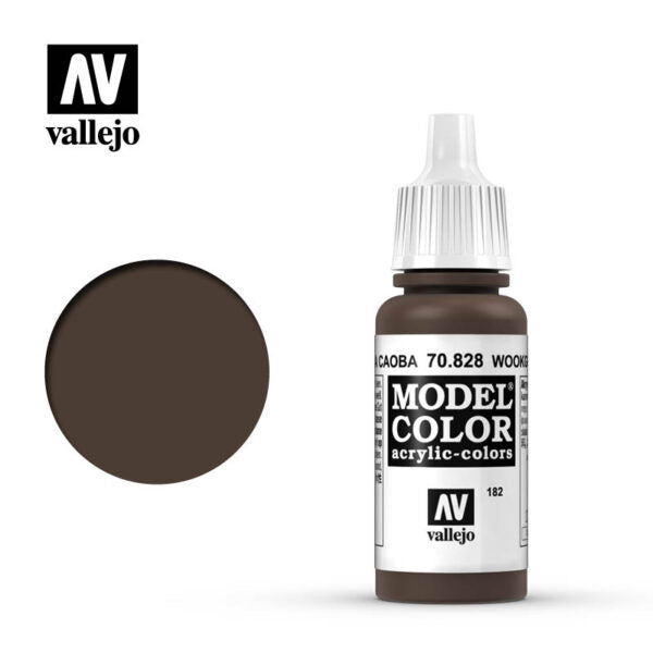Vallejo Model Color: Mahogany Ink / Wood Grain (70.828) (193)