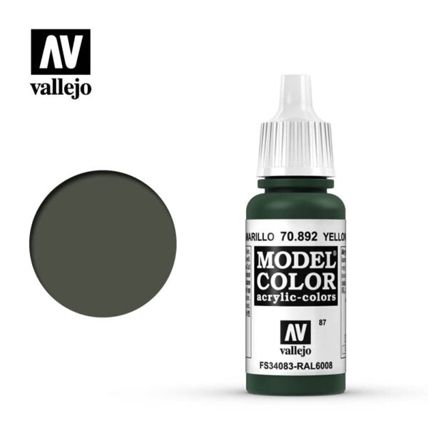 Vallejo Model Color: Yellow Olive (70.892) (101)