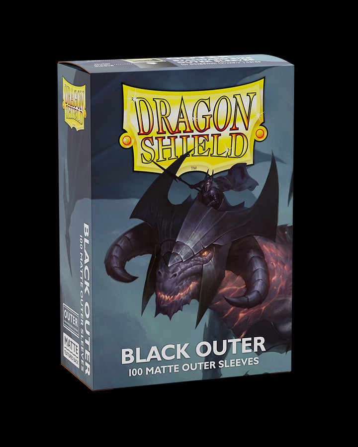 Dragon Shield Outer Sleeves - Black Matte (AT-13003)