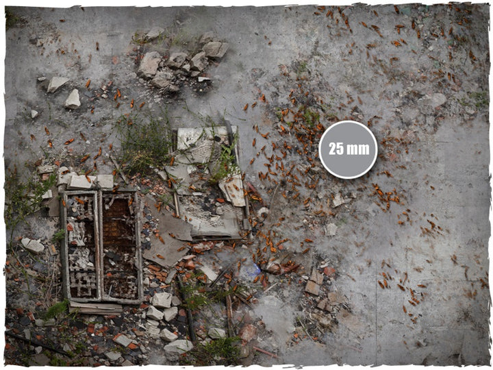Gaming Mat - Walking Dead City Tiles (Deep-Cut Studio)