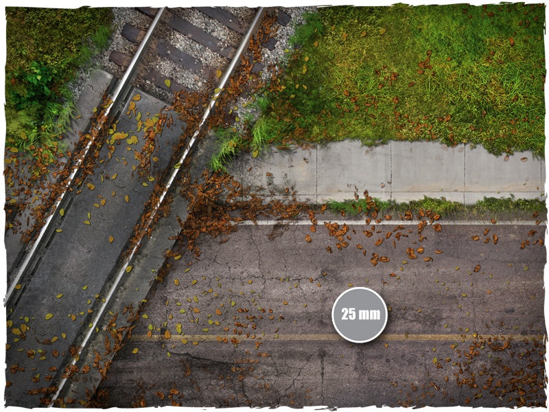 Gaming Mat - Walking Dead Town Tiles (Deep-Cut Studio)