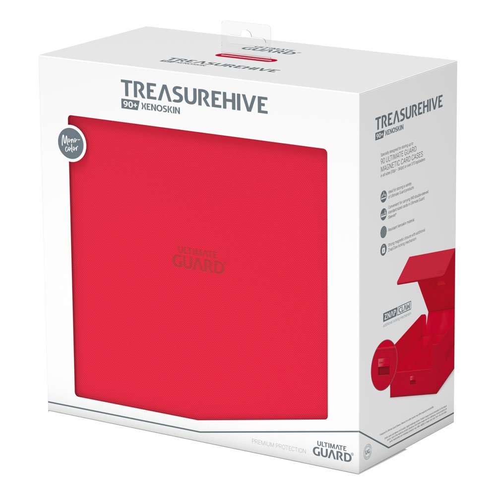 Ultimate Guard Treasurehive 90+ XenoSkin Red