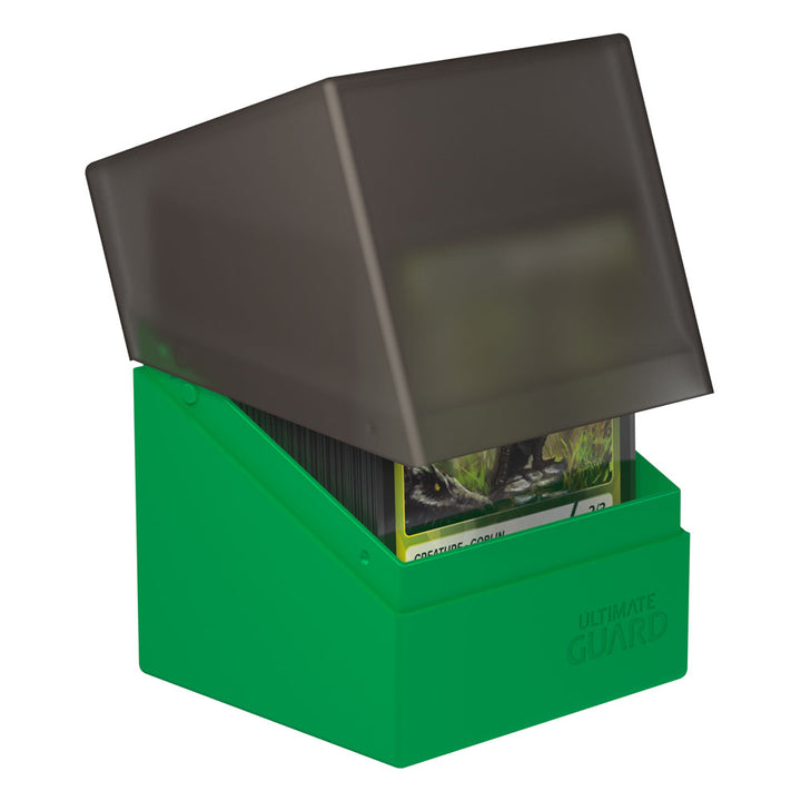 Ultimate Guard Boulder Deck Case 100+ SYNERGY Black/Green