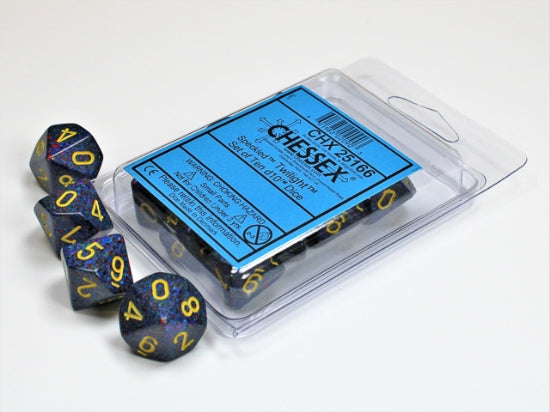 Speckled Twilight Set of Ten d10s (Chessex) (25166)