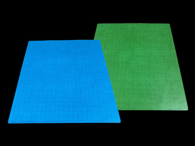 Battlemat 1" Reversible Blue-Green Squares (Chessex) (96465)