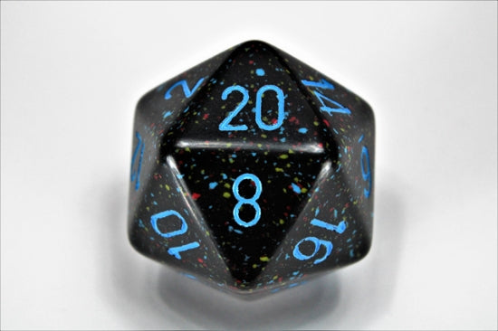 Speckled Blue Stars 34mm d20 Dice (Chessex) (XS2001)