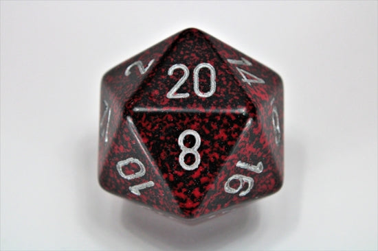 Speckled Silver Volcano 34mm d20 Dice (Chessex) (XS2005)