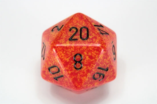 Speckled Fire 34mm d20 Dice (Chessex) (XS2021)