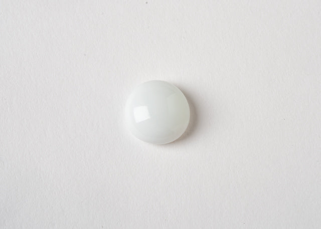 Opaque White Glass Stones Tube (Chessex) (01131)