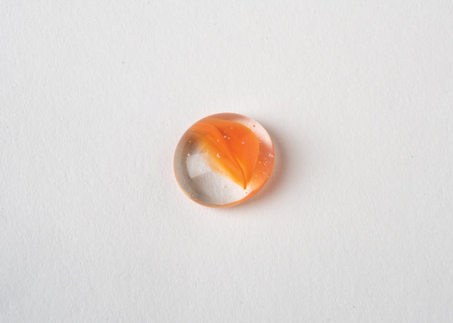 Catseye Orange Glass Stones Tube (Chessex) (01151)