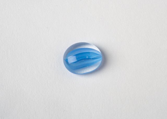 Catseye Dark Blue Glass Stones Tube (Chessex) (01160)
