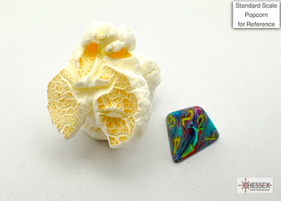 Festive Mini-hedral Mosaic/yellow 7-Die set (Chessex) (20450)