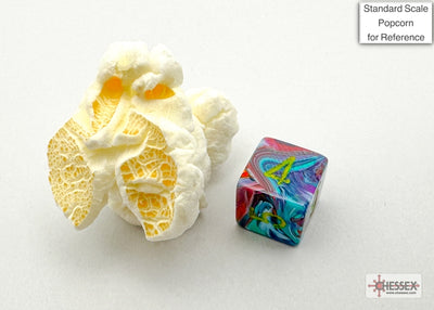 Festive Mini-hedral Mosaic/yellow 7-Die set (Chessex) (20450)