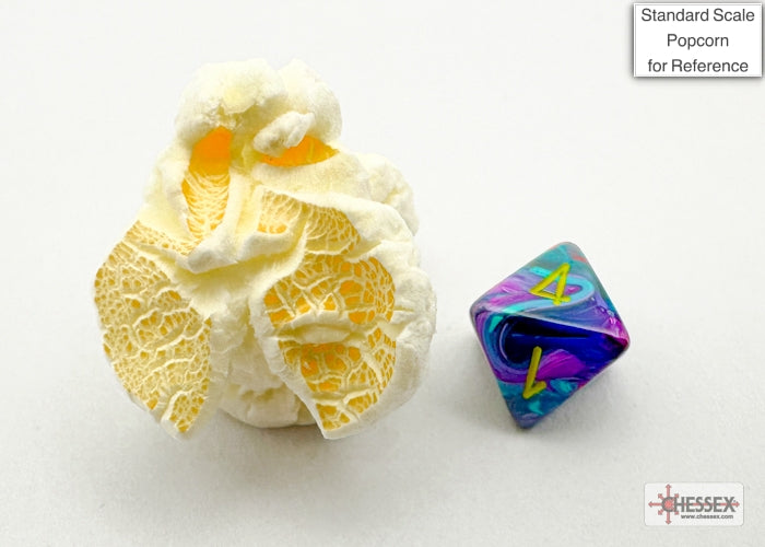 Festive Mini-hedral Mosaic/yellow 7-Die set (Chessex) (20450)