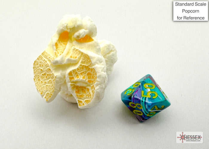 Festive Mini-hedral Mosaic/yellow 7-Die set (Chessex) (20450)