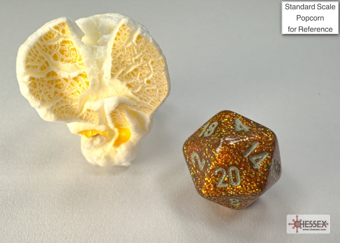 Glitter Mini-hedral Gold/silver 7-Die Set (Chessex) (20503)